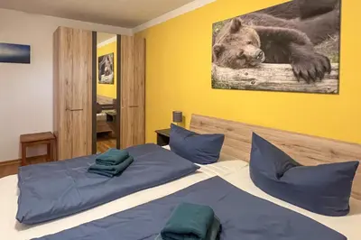 Ein Bett oder Betten in einem Zimmer der Unterkunft Christl