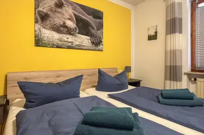 Ein Bett oder Betten in einem Zimmer der Unterkunft Christl