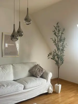 Ein Sitzbereich in der Unterkunft Sky Loft 3-room duplex apartment