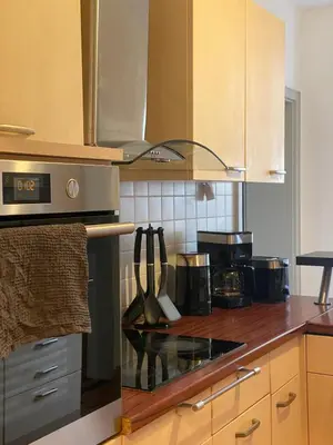 Küche/Küchenzeile in der Unterkunft Modern & cozy 4-room apartment with charm