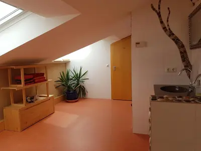 Küche/Küchenzeile in der Unterkunft Der Staudenhof