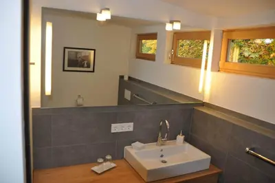 Ein Badezimmer in der Unterkunft Suite Nuss - Chalet Bergerhöh
