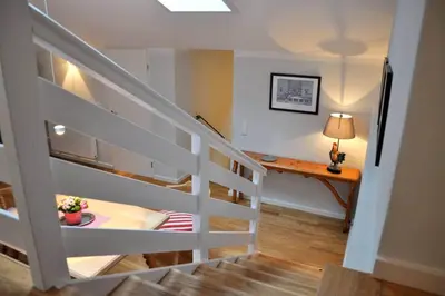 Ein Bett oder Betten in einem Zimmer der Unterkunft Suite Nuss - Chalet Bergerhöh
