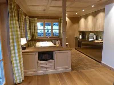 Küche/Küchenzeile in der Unterkunft Suite Linde - Chalet Bergerhöh