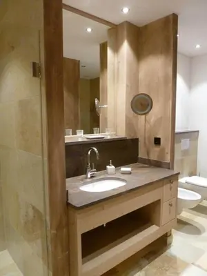 Ein Badezimmer in der Unterkunft Suite Linde - Chalet Bergerhöh