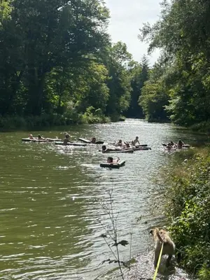 Naturlandschaft in der Nähe des Campingplatzes