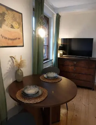 TV/Unterhaltungsangebot in der Unterkunft 50qm Appartement Rosenheim Innenstadt