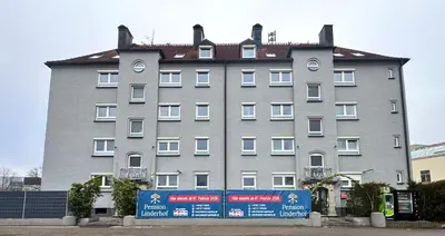 Das Gebäude in dem sich die Ferienwohnung befindet