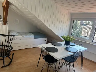 Ein Bett oder Betten in einem Zimmer der Unterkunft Bright and modern Apartment