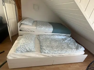 Ein Bett oder Betten in einem Zimmer der Unterkunft Bright and modern Apartment