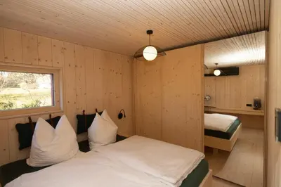 Grundriss der Unterkunft Geheimtipp - Das rote Holzhaus am See