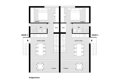 Grundriss der Unterkunft Geheimtipp - Das rote Holzhaus am See