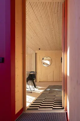 Grundriss der Unterkunft Geheimtipp - Das rote Holzhaus am See