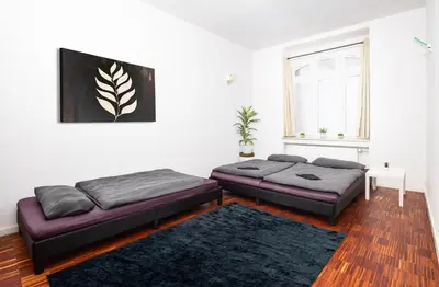 Ein Sitzbereich in der Unterkunft Nahe Olympiapark und Stadtzentrum, Wunderschönes Apartment