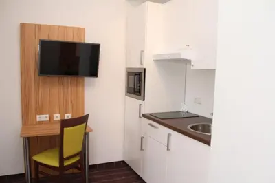 Küche/Küchenzeile in der Unterkunft Schäfer Boardinghouse