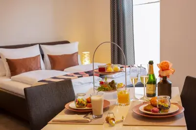 Essen im Hotel oder in der Nähe