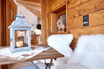 Ein Sitzbereich in der Unterkunft Ferienwohnung Ostermair Apartment Gudiberg