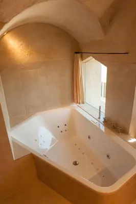 Ein Badezimmer in der Unterkunft Turm zu Schloss Schedling