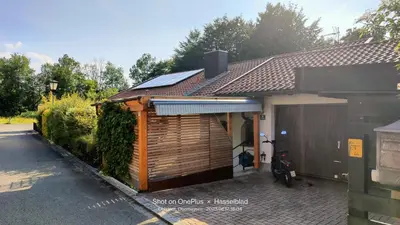 Das Gebäude in dem sich die Ferienwohnung befindet