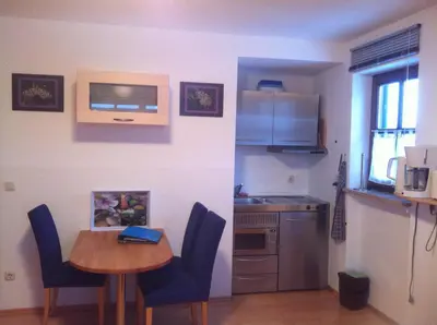 Küche/Küchenzeile in der Unterkunft Ferienwohnung AmmerZonas & AmmerZone