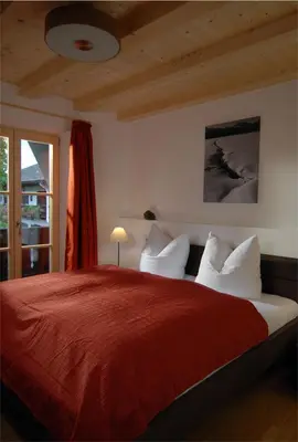 Ein Bett oder Betten in einem Zimmer der Unterkunft Landgut Moralthof