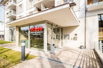 Das Gebäude in dem sich das Hotel befindet