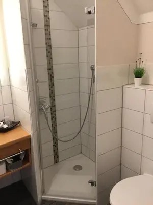 Ein Badezimmer in der Unterkunft Waldgasthof St.Wolfgang