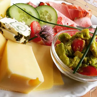 Essen in der Pension oder in der Nähe