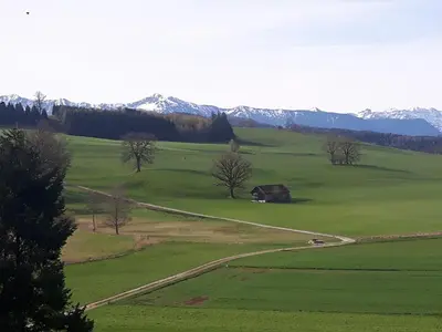 Naturlandschaft in der Nähe der Pension