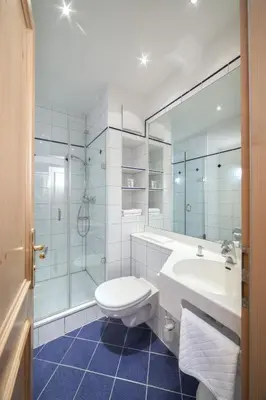 Ein Badezimmer in der Unterkunft Hotel Eschenhof