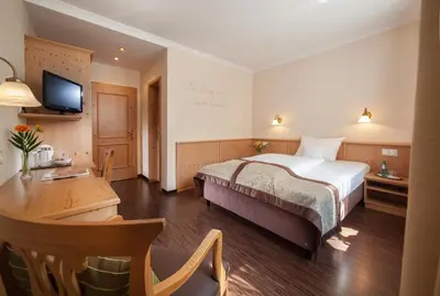 Ein Bett oder Betten in einem Zimmer der Unterkunft Hotel Eschenhof