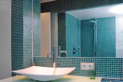 Ein Badezimmer in der Unterkunft Am Eichholz Galerie & Art-Hotel