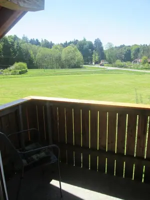 Ein Balkon oder eine Terrasse in der Unterkunft Ferienwohnung Rosalie
