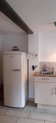 Küche/Küchenzeile in der Unterkunft Nette's Ferienhaus