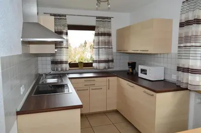 Küche/Küchenzeile in der Unterkunft Ferienwohnung Gabler