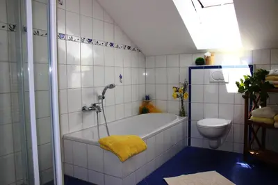 Ein Badezimmer in der Unterkunft Ferienwohnung Erhard