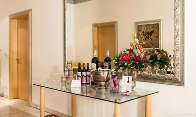 Getränke in der Unterkunft Wuschl Lounge