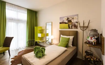 Ein Bett oder Betten in einem Zimmer der Unterkunft Wuschl Lounge