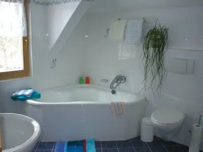 Ein Badezimmer in der Unterkunft Ferienhotel Barmsee
