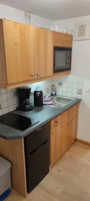 Küche/Küchenzeile in der Unterkunft Pension Berghof