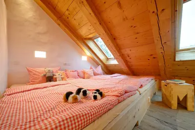 Ein Bett oder Betten in einem Zimmer der Unterkunft Hagerhof