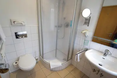 Ein Badezimmer in der Unterkunft Landgasthof Pauliwirt