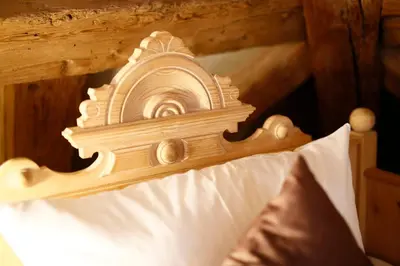 Ein Bett oder Betten in einem Zimmer der Unterkunft Hotel-Brauereigasthof Josef Fuchs