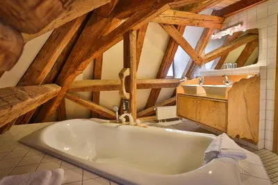 Ein Badezimmer in der Unterkunft Hotel-Brauereigasthof Josef Fuchs