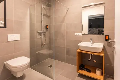 Ein Badezimmer in der Unterkunft Living Neuburg
