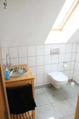 Ein Badezimmer in der Unterkunft Apartment Dachgalerie 110 m2