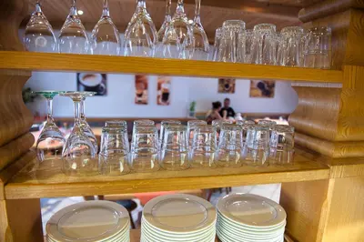 Getränke in der Unterkunft Hotel Huber