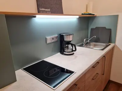 Küche/Küchenzeile in der Unterkunft Hotel garni Sterff