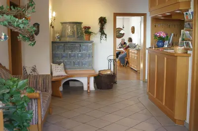 Küche/Küchenzeile in der Unterkunft Hotel garni Sterff