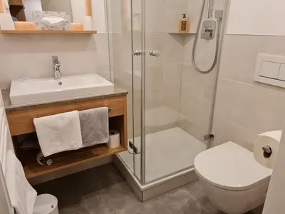 Ein Badezimmer in der Unterkunft Hotel garni Sterff
